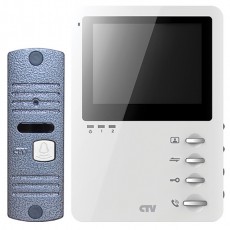 Комплект видеодомофона с памятью для установки в квартиру KiT- CTV-DP1400M